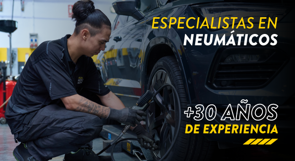 Especialistas en neumáticos. Más de 30 años de experiencia